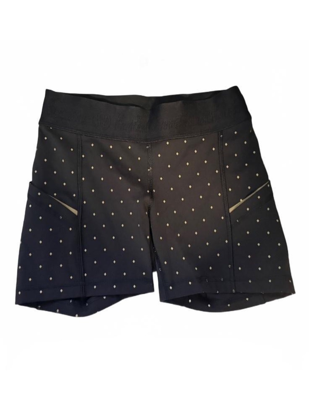 Lululemon Women's Black Polka Dot Athletic Shorts Size 2